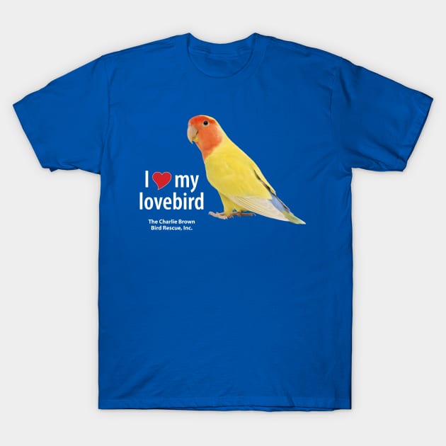 CB Lovebird 3 T-Shirt by Just Winging It Designs